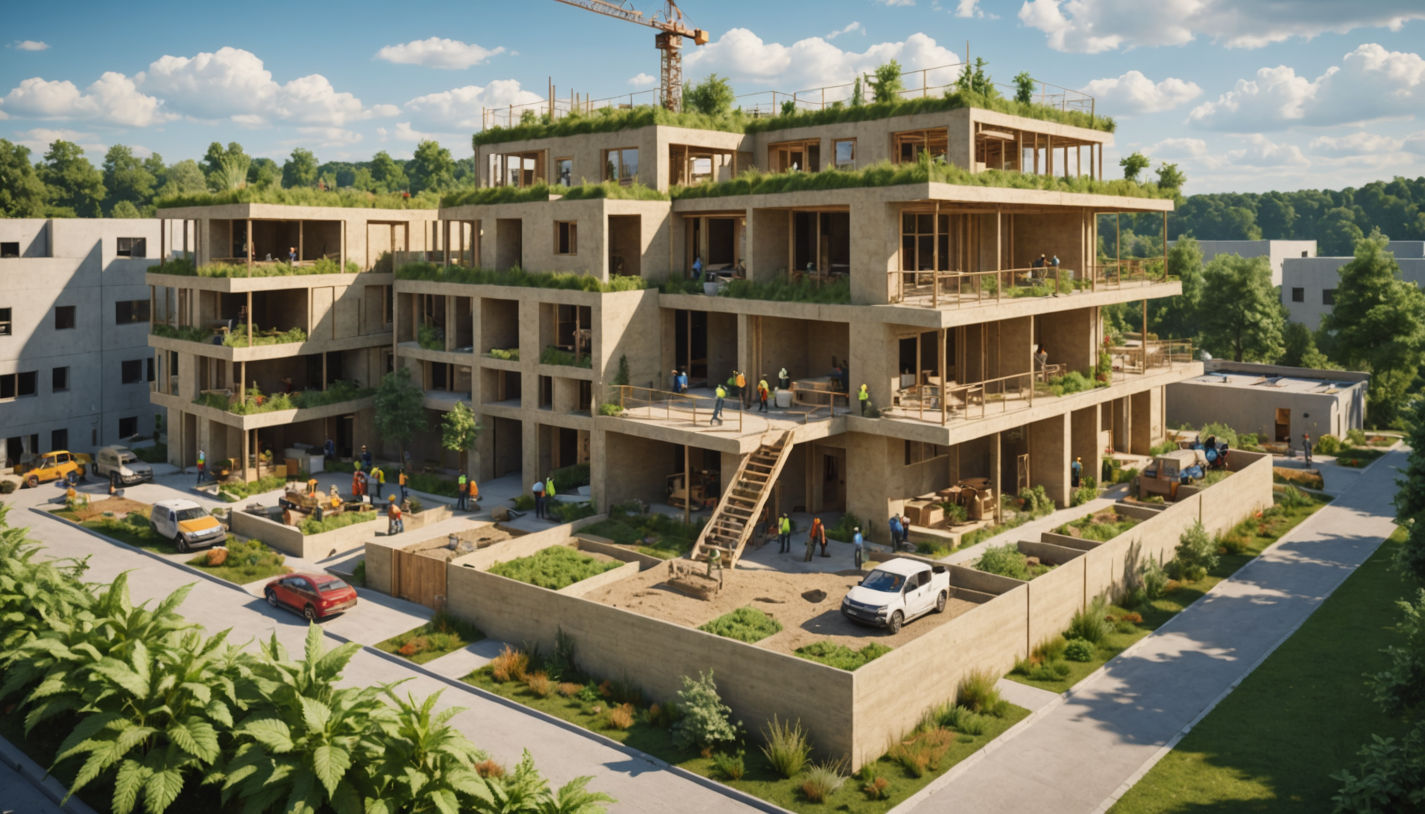 Chanvre en construction : vers une nouvelle ère de bâtiments écologiques