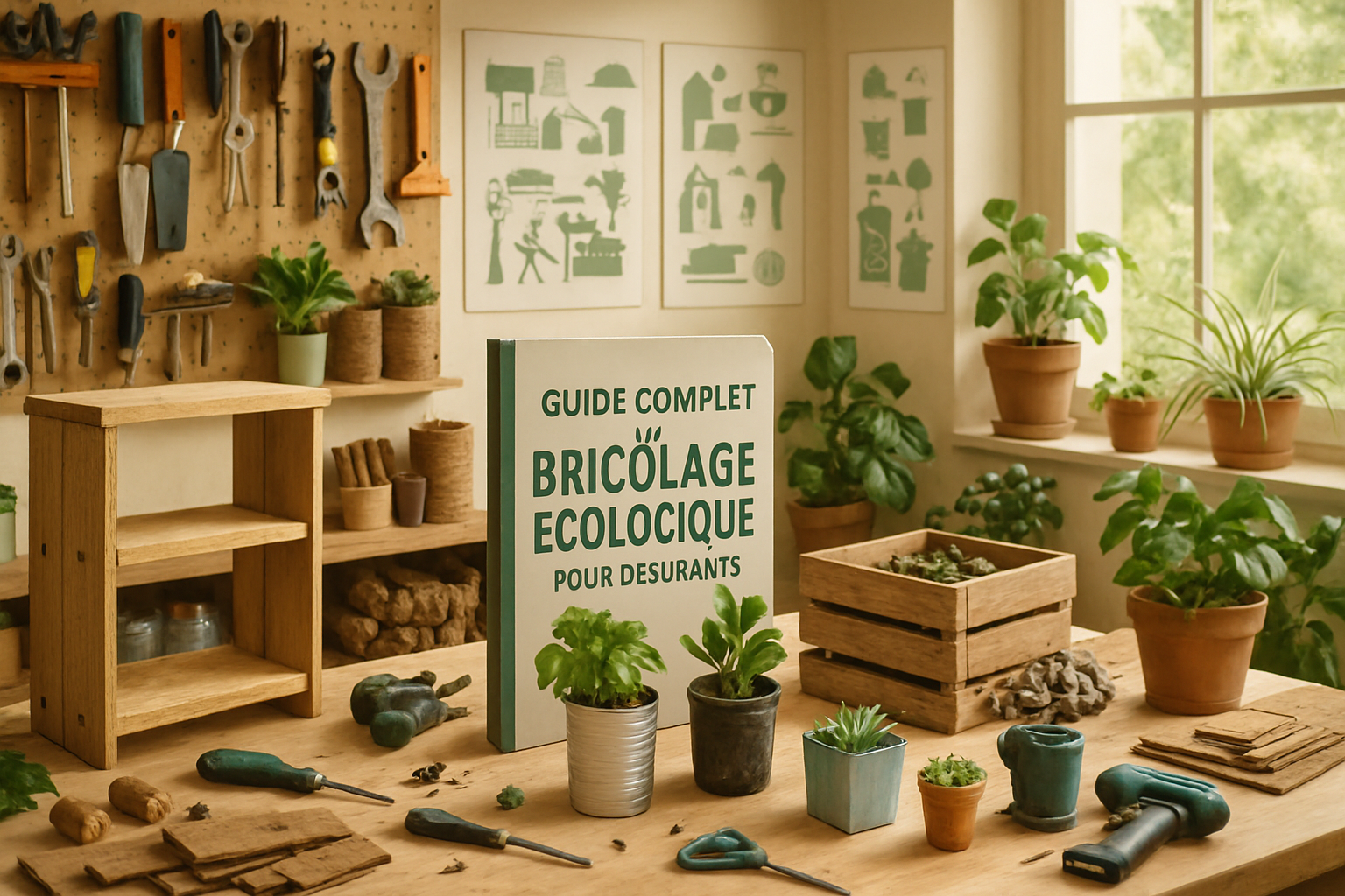 Guide complet bricolage écologique débutant : 30+ techniques durables à découvrir