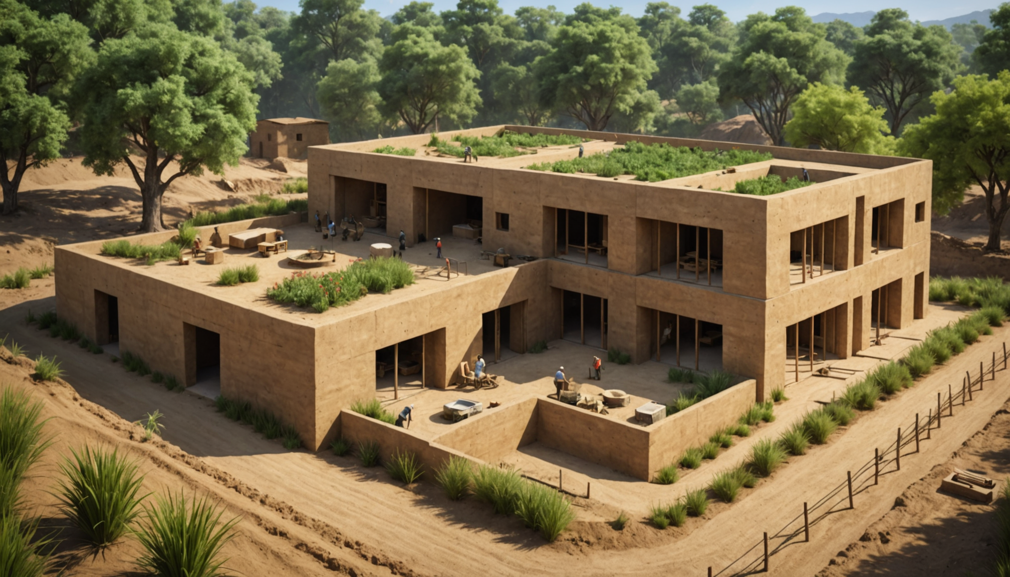 découvrez comment l'utilisation de la terre renforcée par des tiges de paille de riz révolutionne la construction durable. explorez les avantages écologiques, économiques et techniques de cette méthode innovante qui allie tradition et modernité pour bâtir un avenir respectueux de l'environnement.