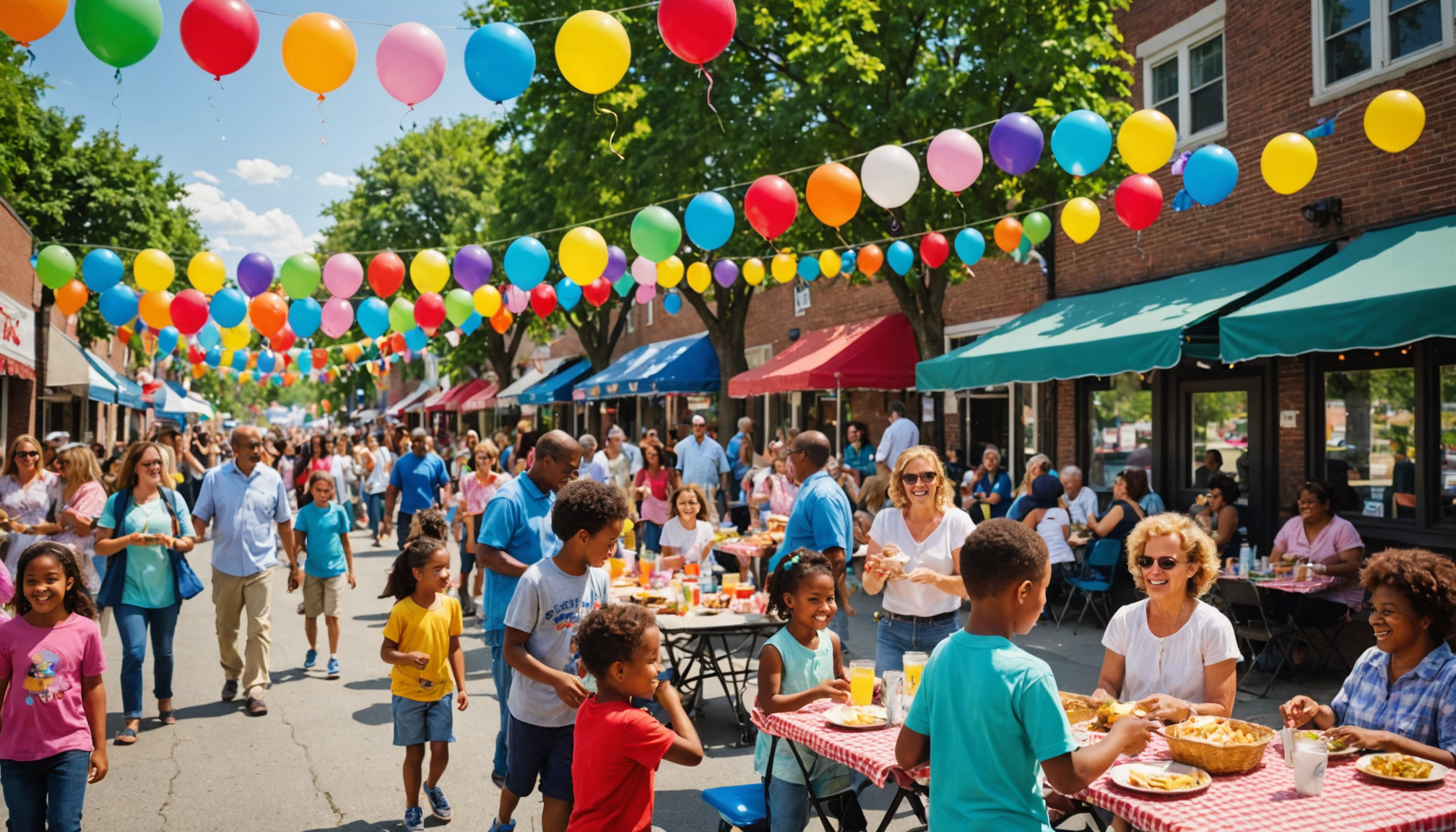célébrations conviviales dans les quartiers