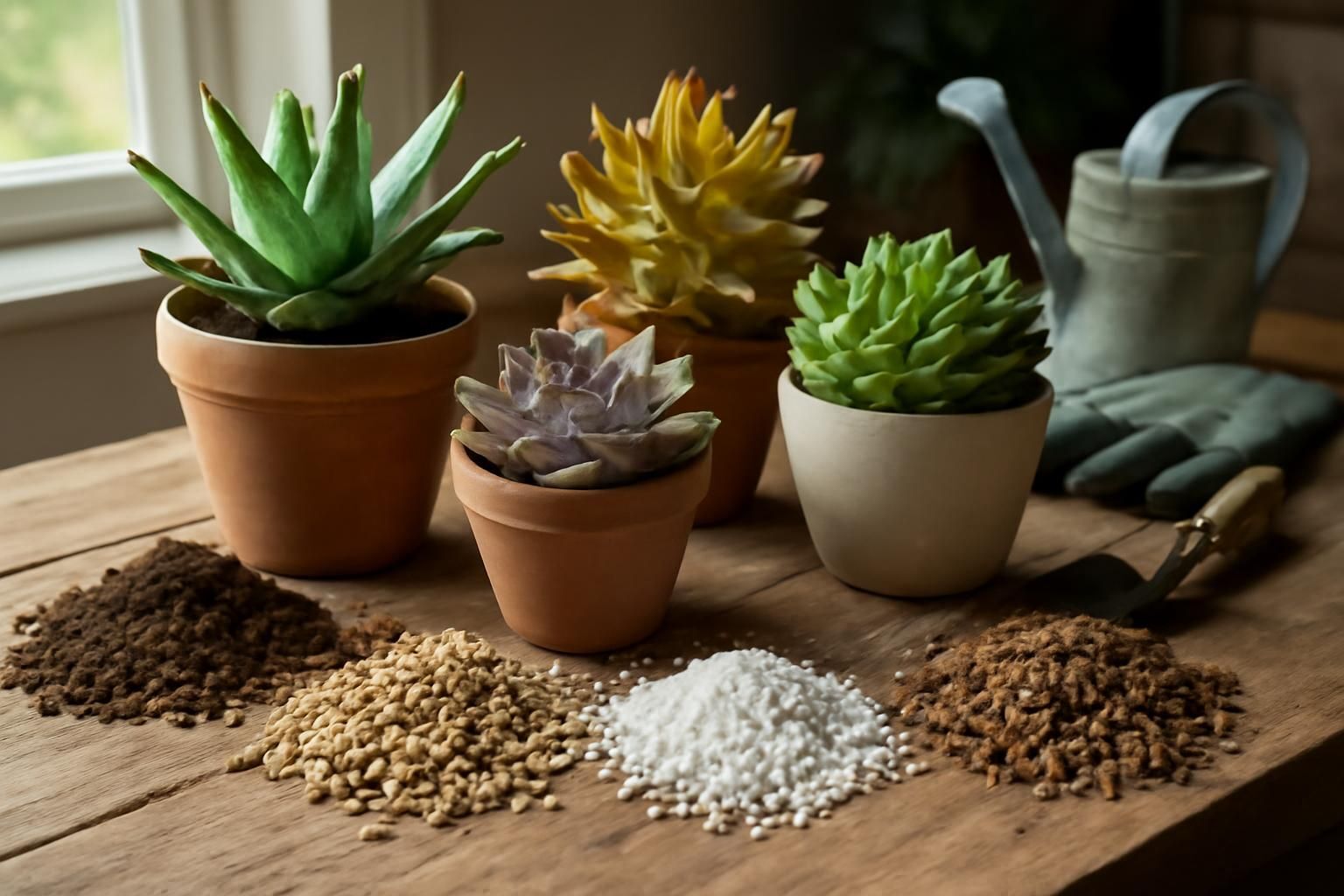 Comment Choisir le Substrat Idéal pour Plantes Grasses et Succulentes