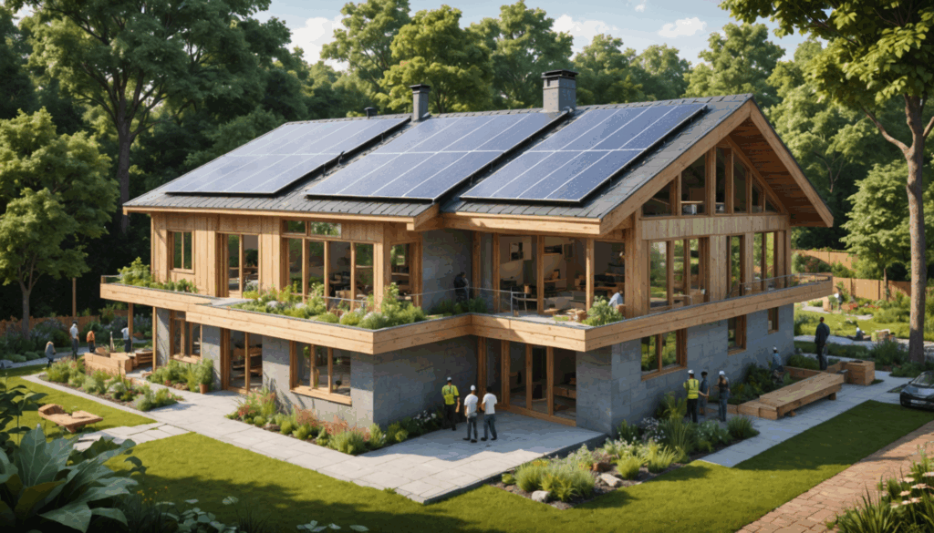 Construire une maison éco-responsable : l'importance des matériaux verts et recyclés
