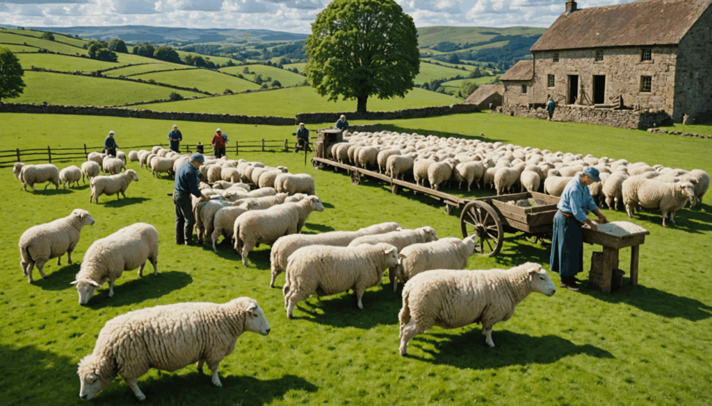 De la toison à la bobine : l'art du tissage de la laine locale