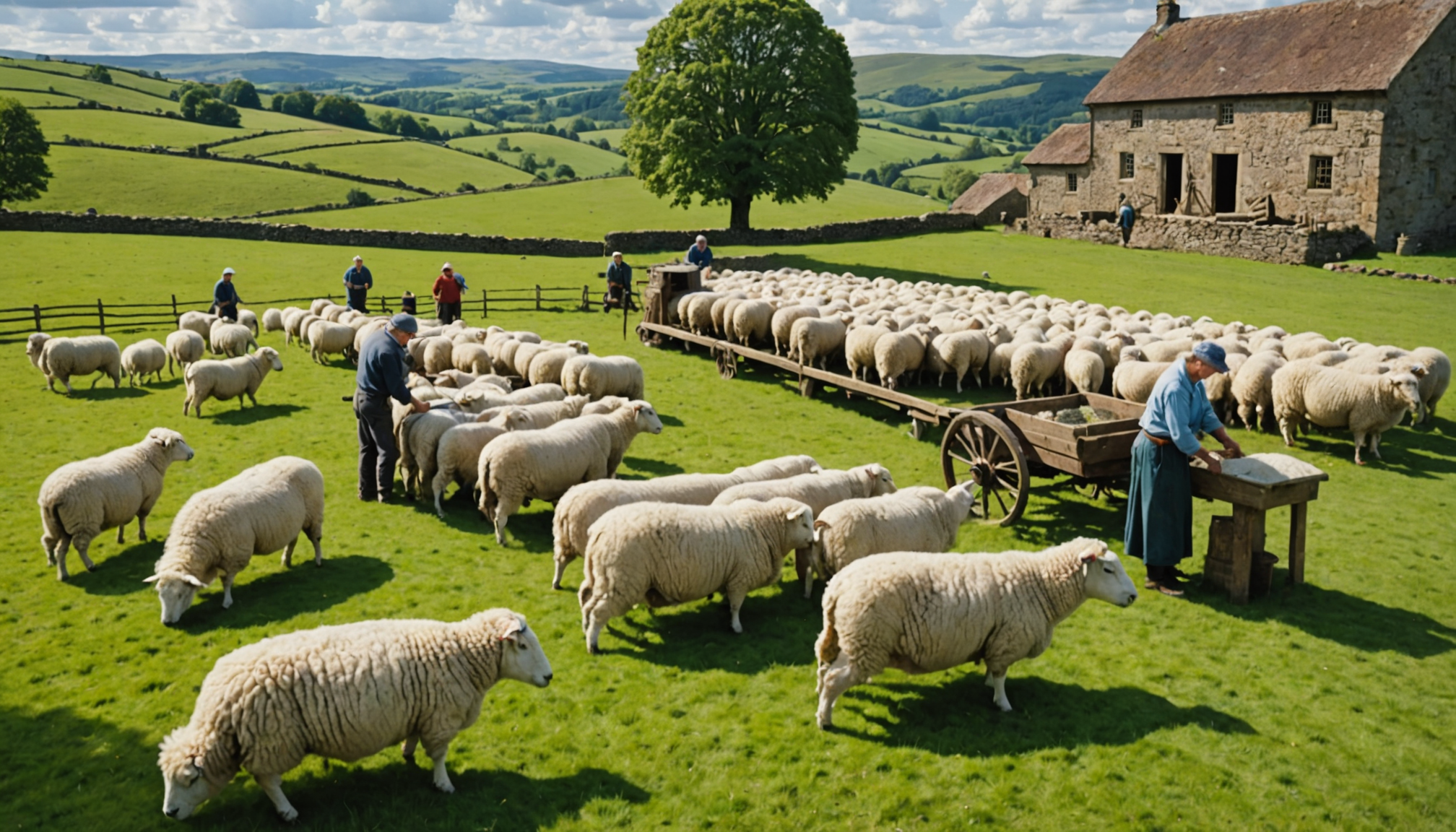 De la toison à la bobine : l’art du tissage de la laine locale