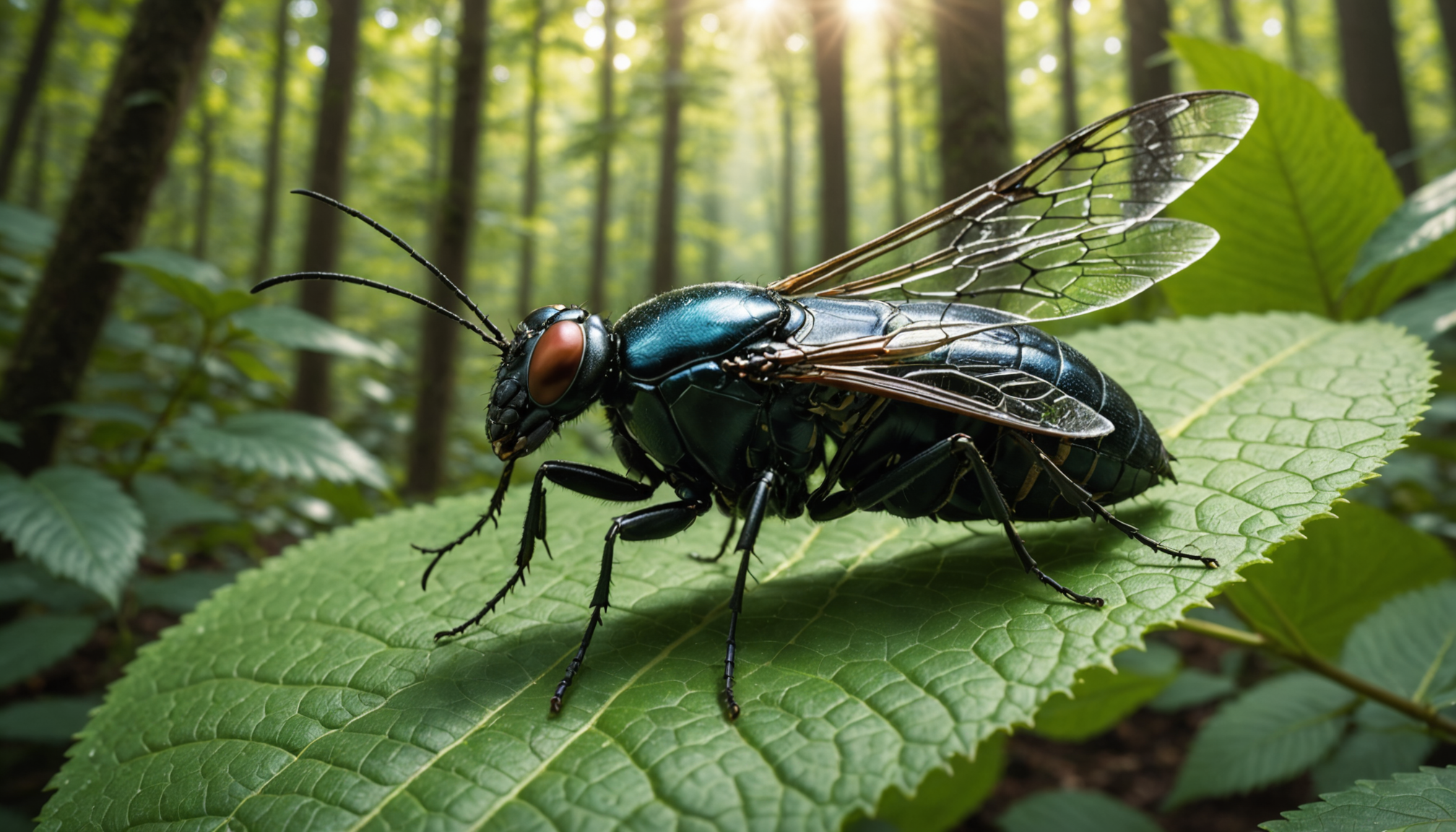 Découverte d’un imposant insecte noir volador : qui est-il vraiment ?