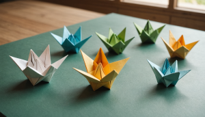 Découvrez l’atelier de création d’origami à partir de matériaux recyclés