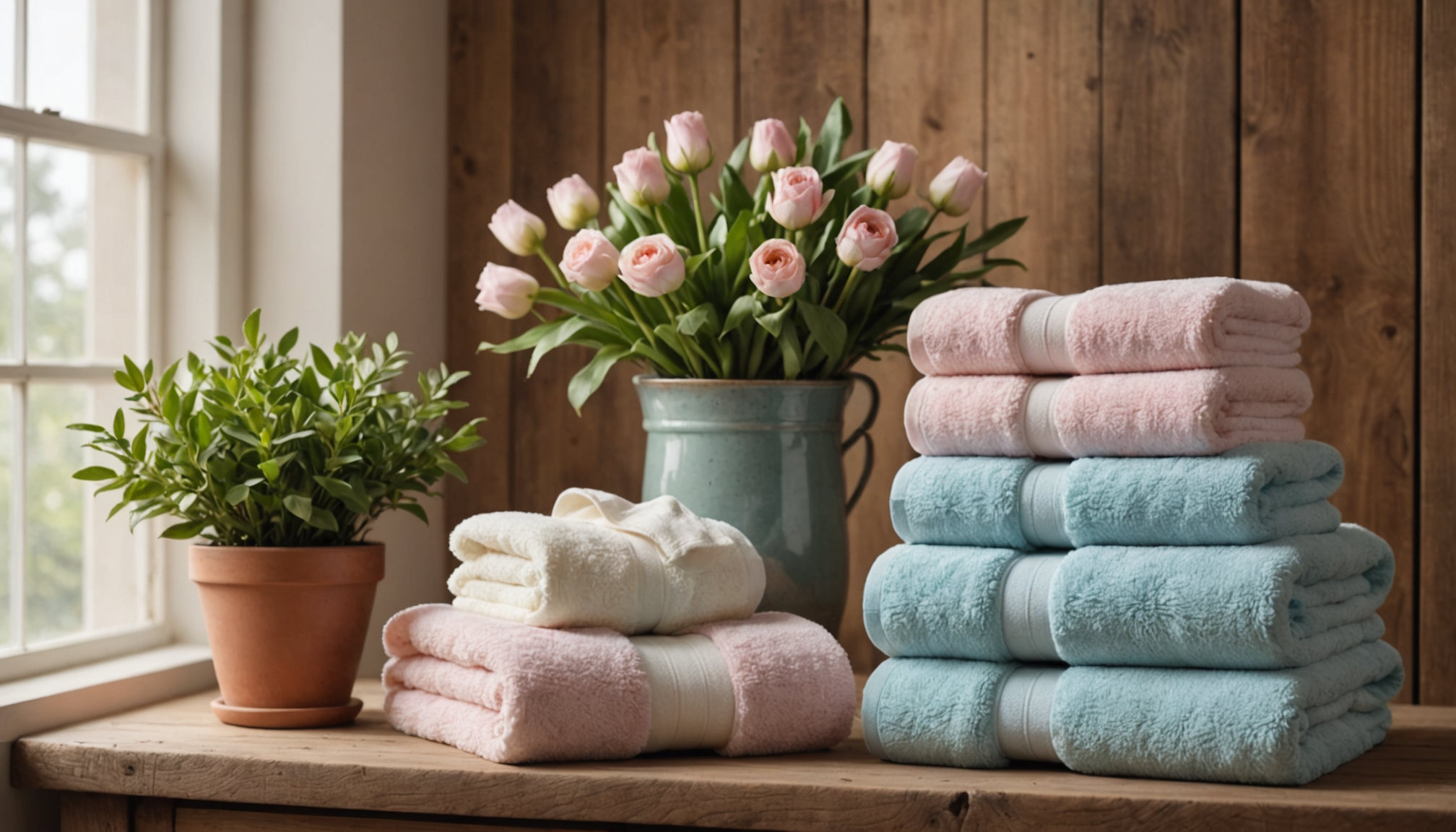 Des astuces pour obtenir des serviettes doux et moelleuses