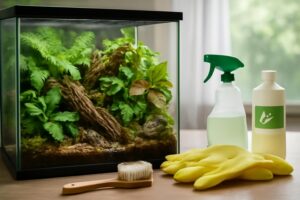 Guide complet pour nettoyer et désinfecter un terrarium