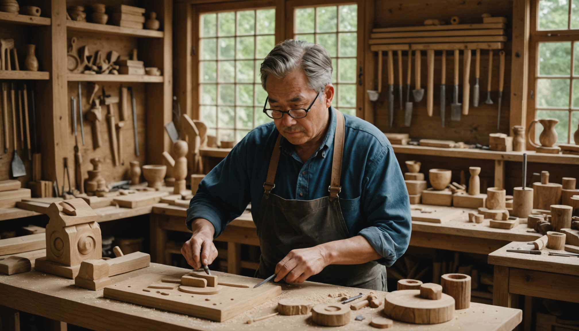 Initiation à la sculpture sur bois avec des outils japonais : guide complet pour devenir un maître