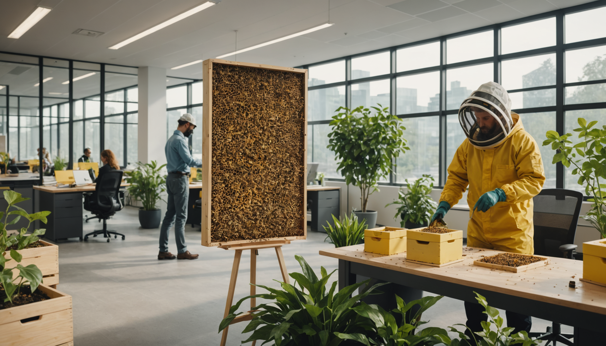 La mise en place d’une ruche au sein de l’entreprise