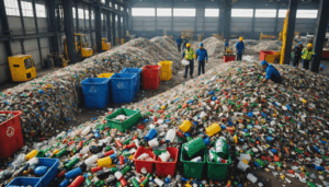 Le dilemme du recyclage : une grande partie du plastique finit encore en déchets