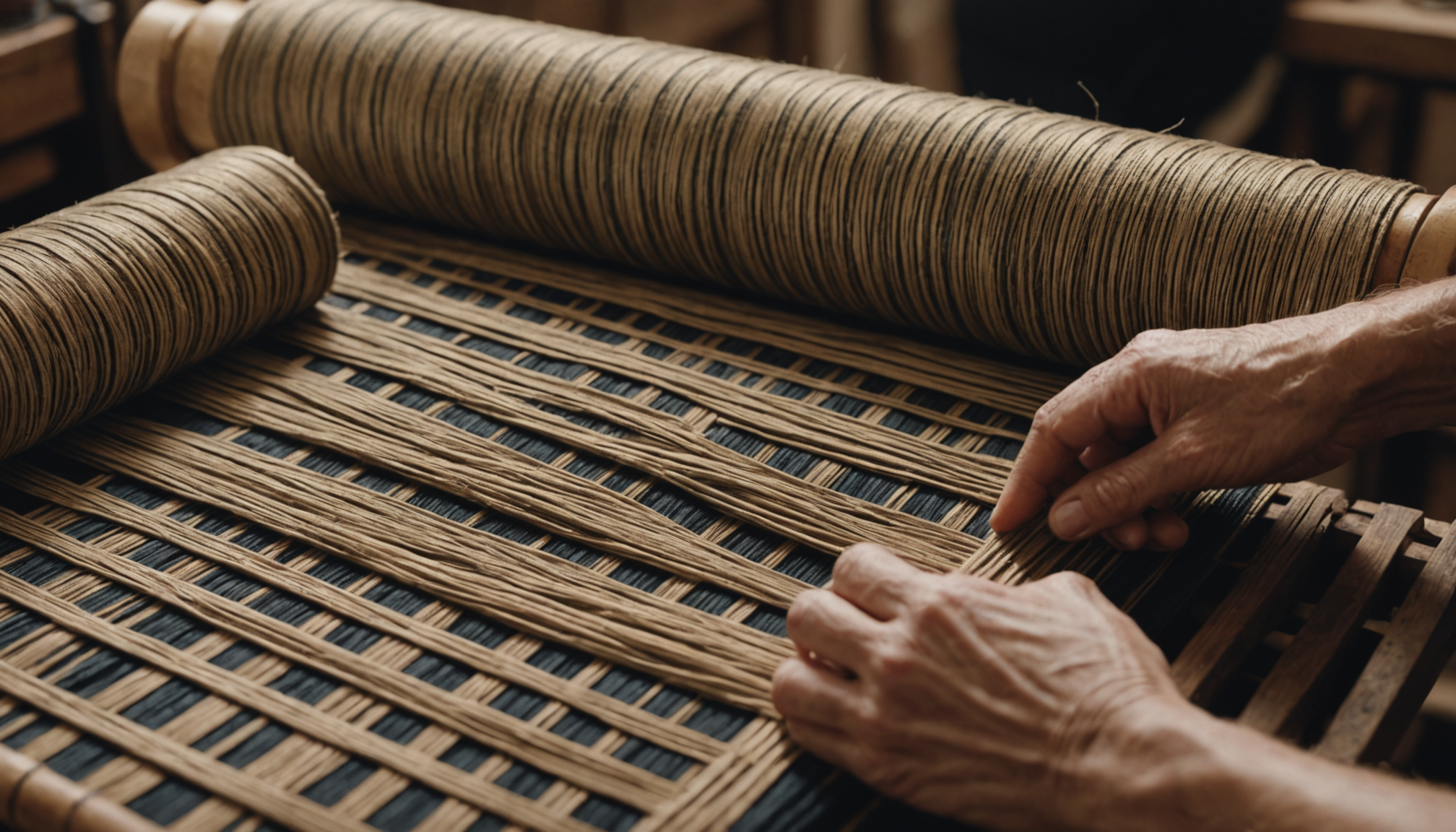 Le natté : un tissage traditionnel aux textures en relief captivantes