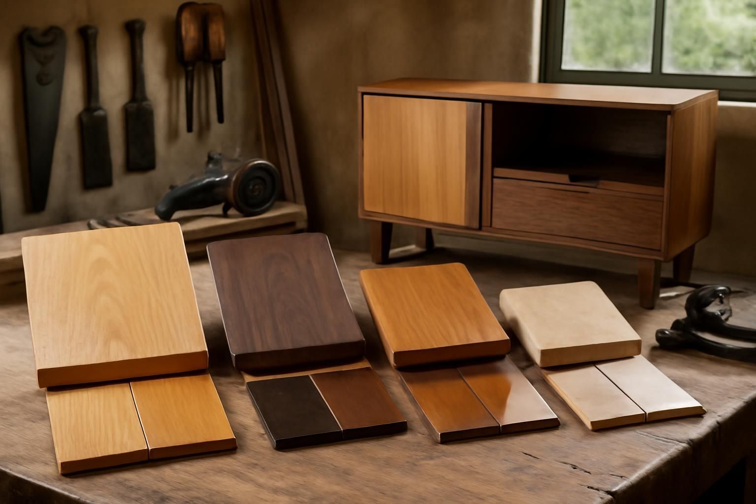 Les meilleures essences de bois pour la fabrication de meubles robustes