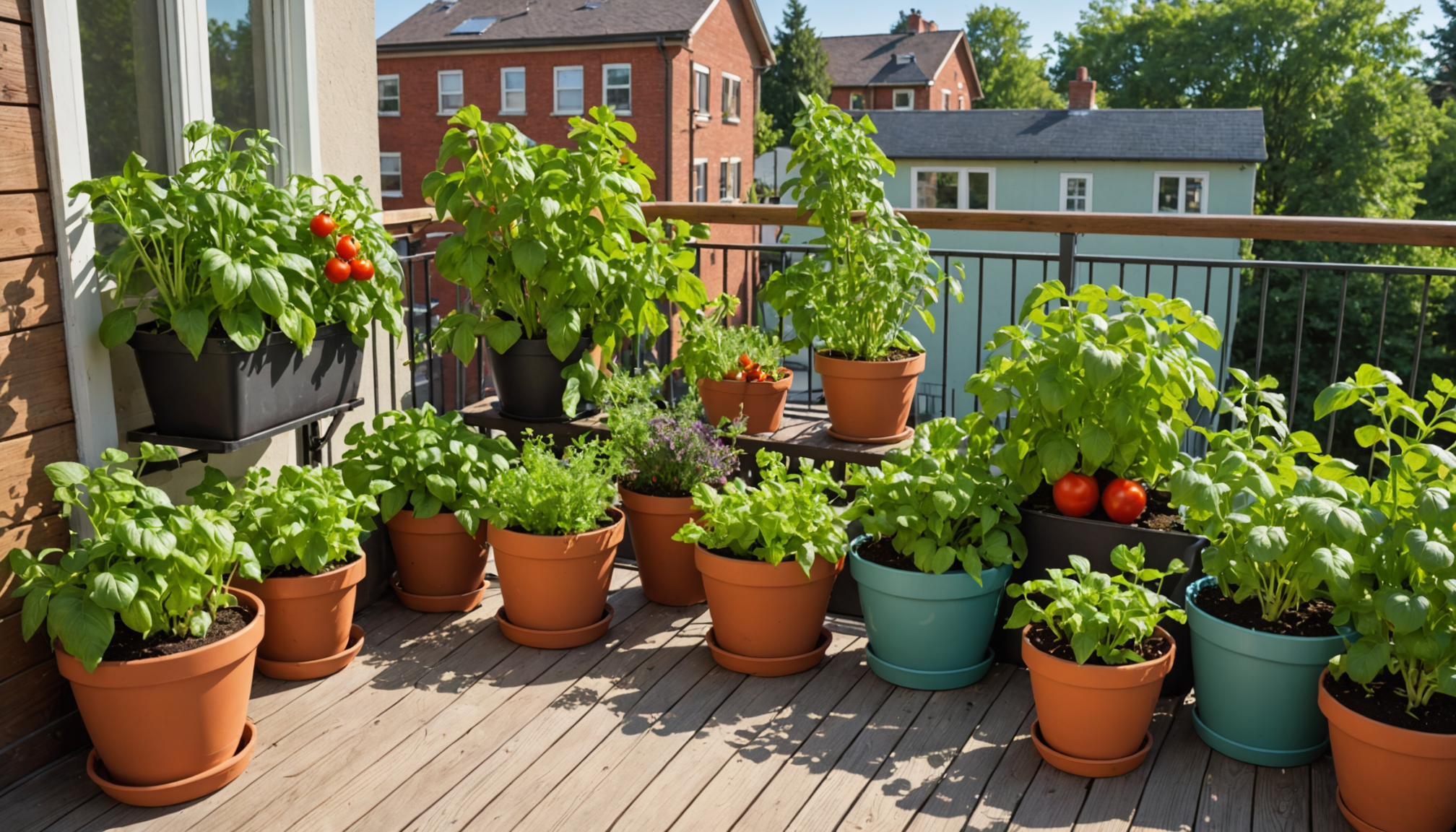 Les meilleures plantes potagères pour égayer votre balcon