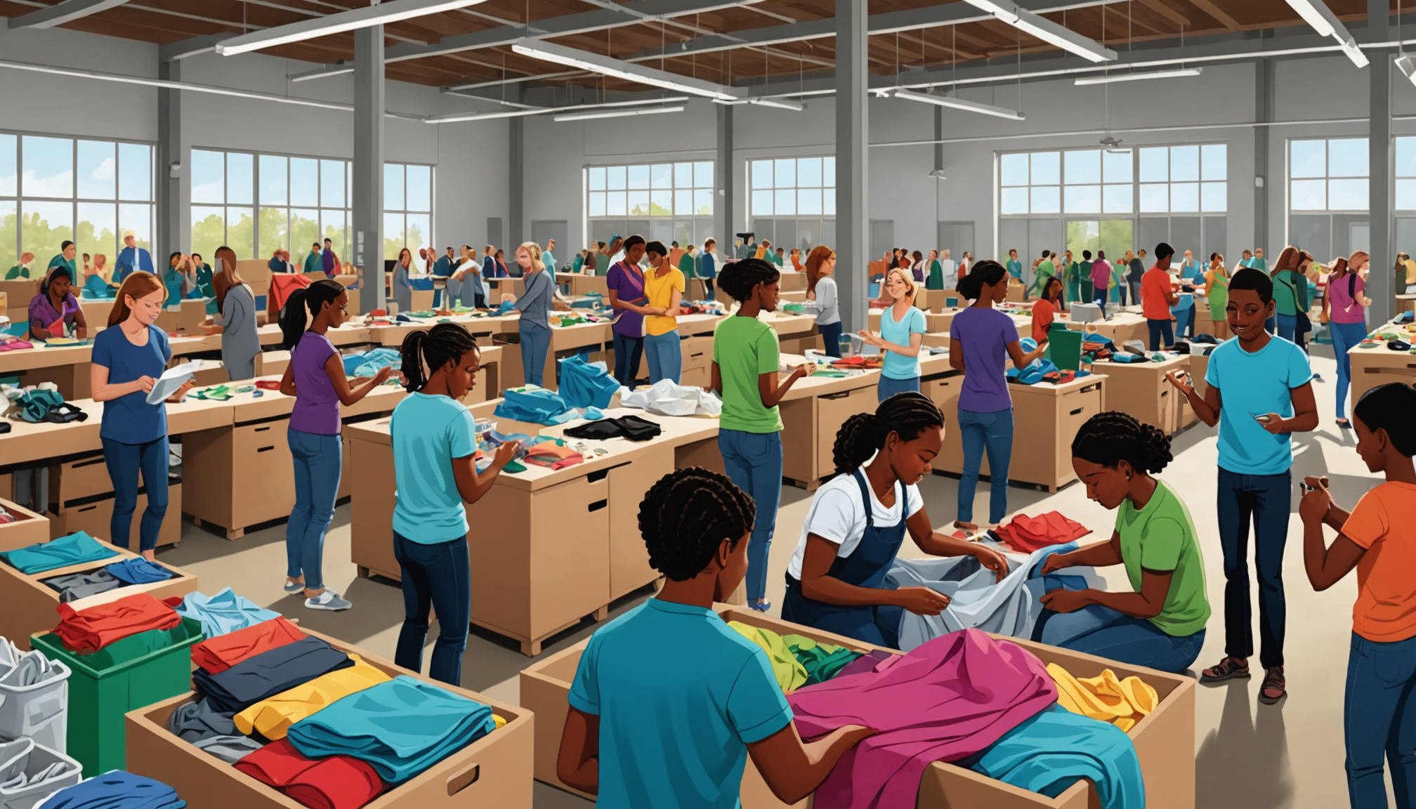 Plongée au cœur de la recyclerie Annie Thiébaut : sensibilisation au tri textile et atelier d’upcycling