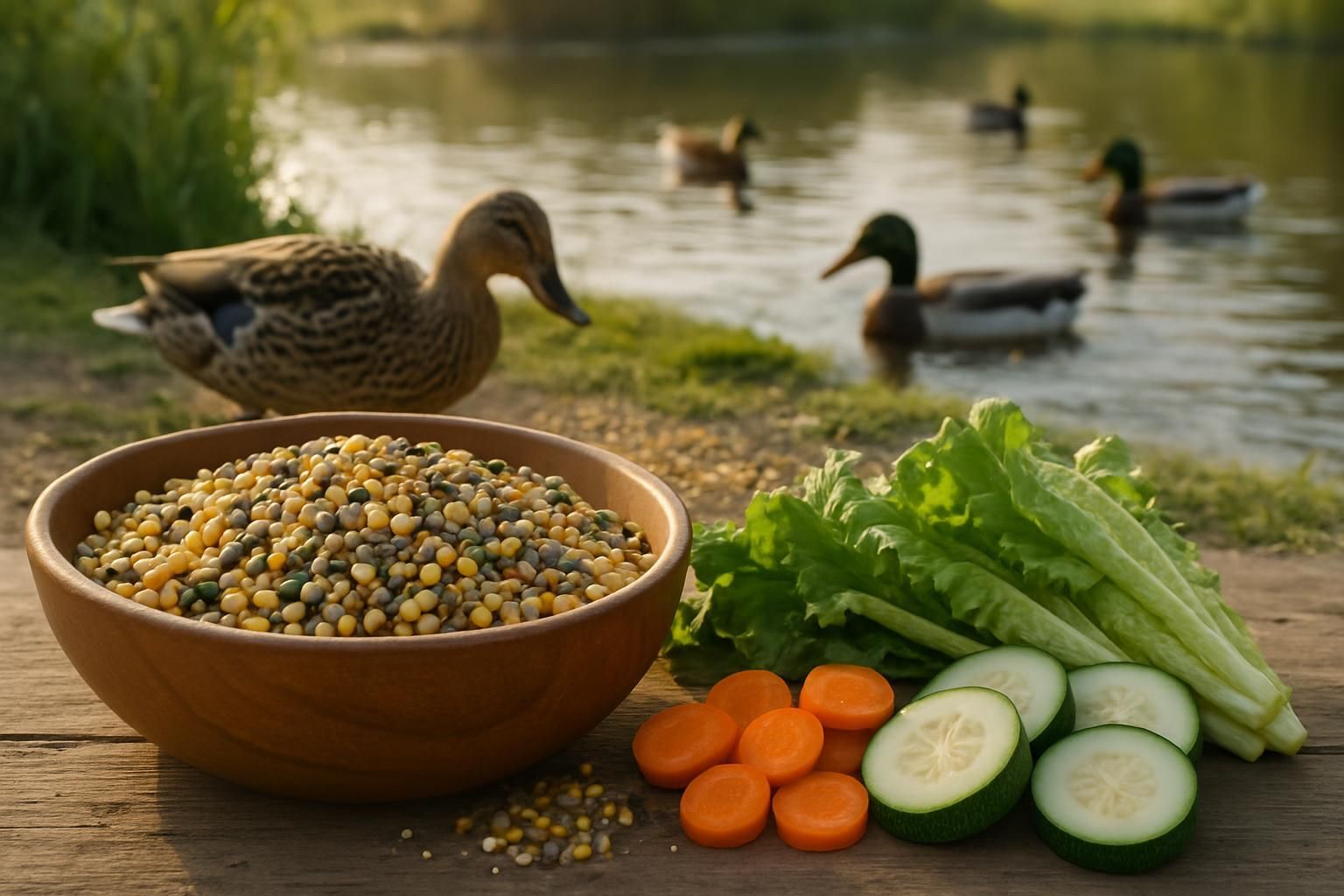 Recette maison : composition et proportions idéales pour l’alimentation des canards