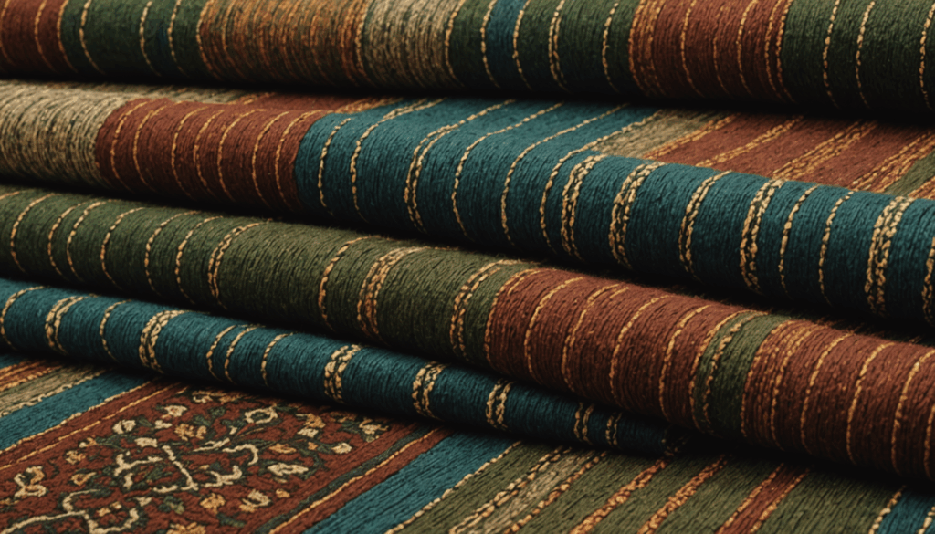 Sergé de laine local : explorations des motifs et variations