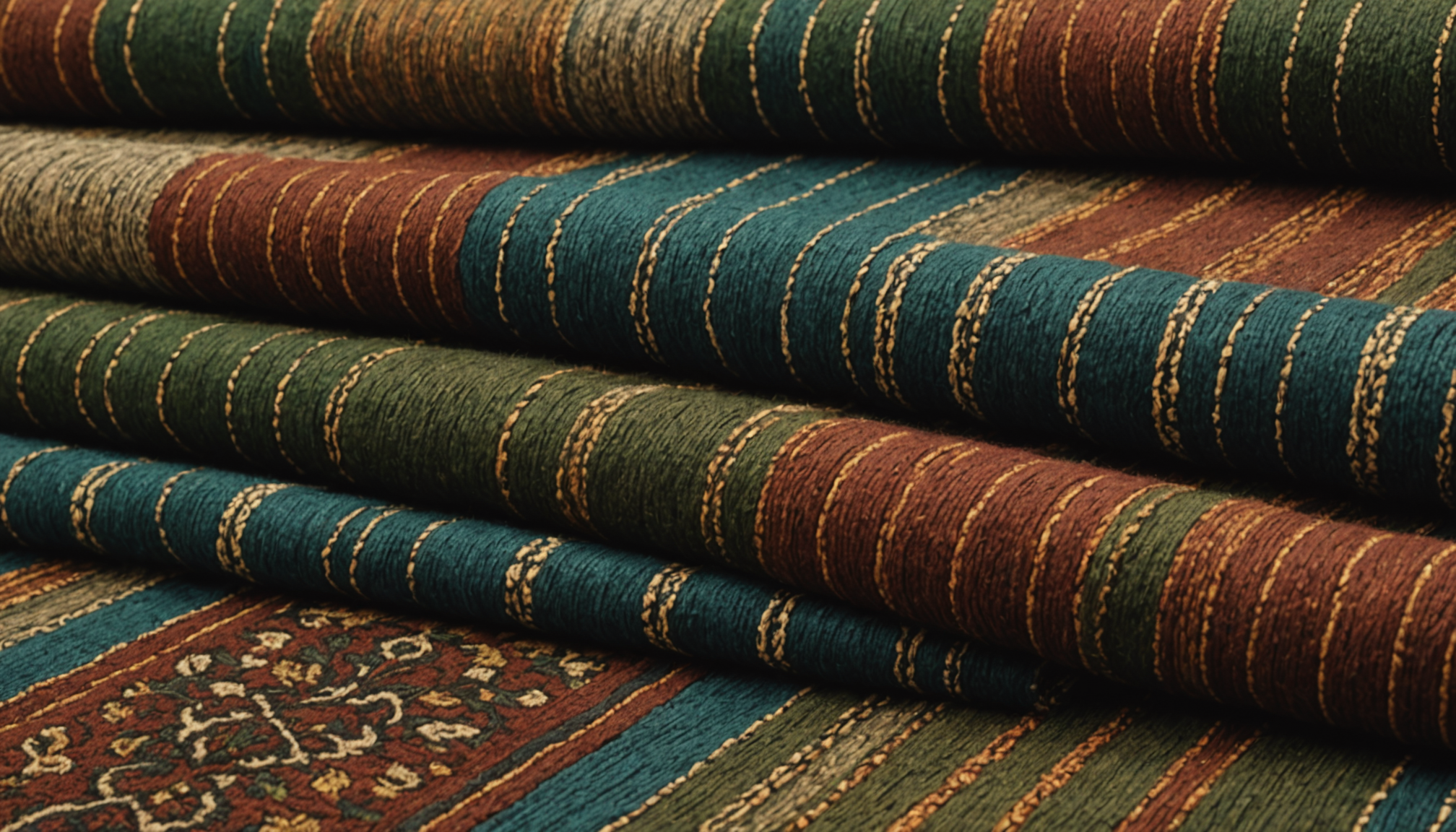 Sergé de laine local : explorations des motifs et variations