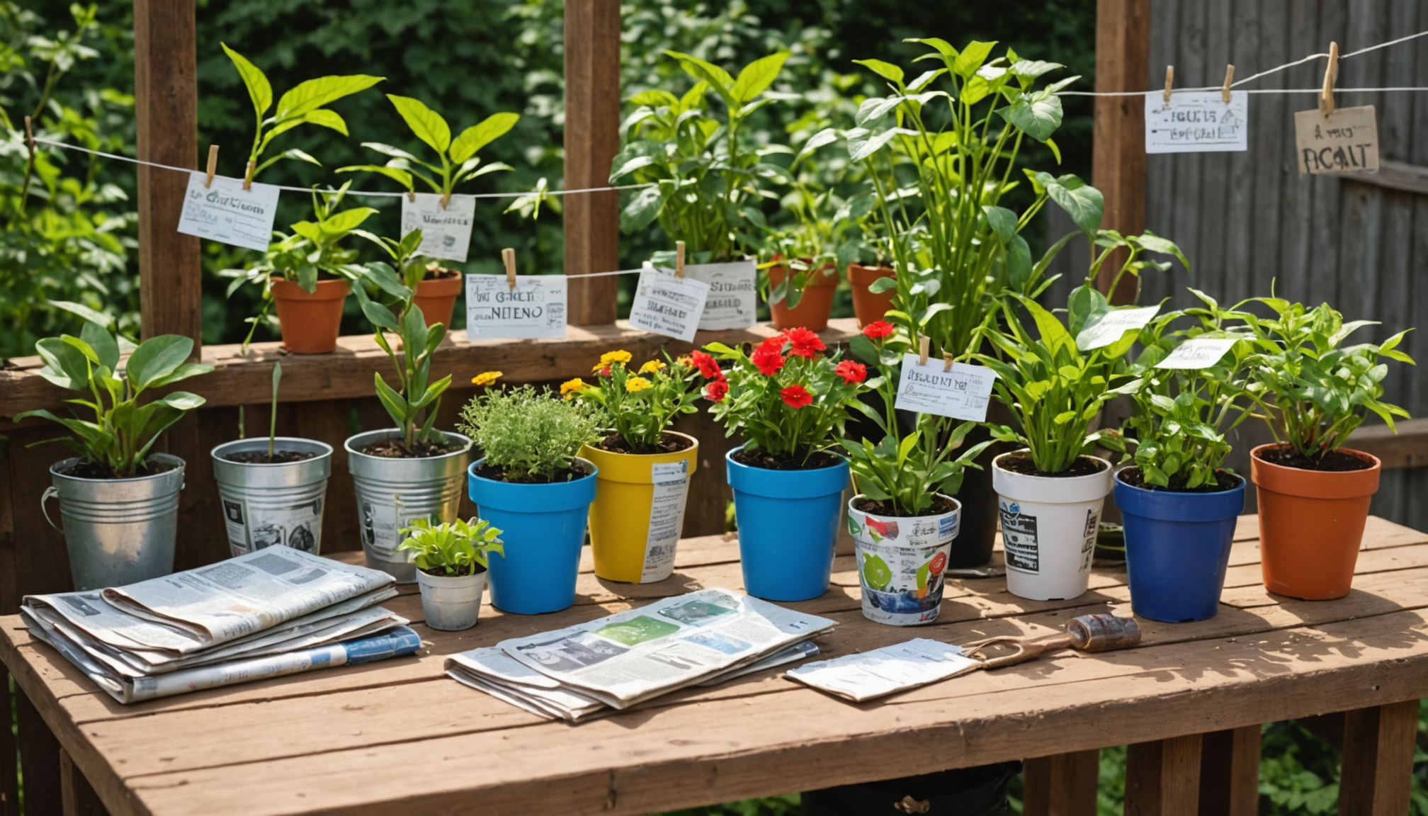 Un DIY astucieux pour métamorphoser vos déchets en outils utiles d’étiquetage et de protection pour vos plantes cet été