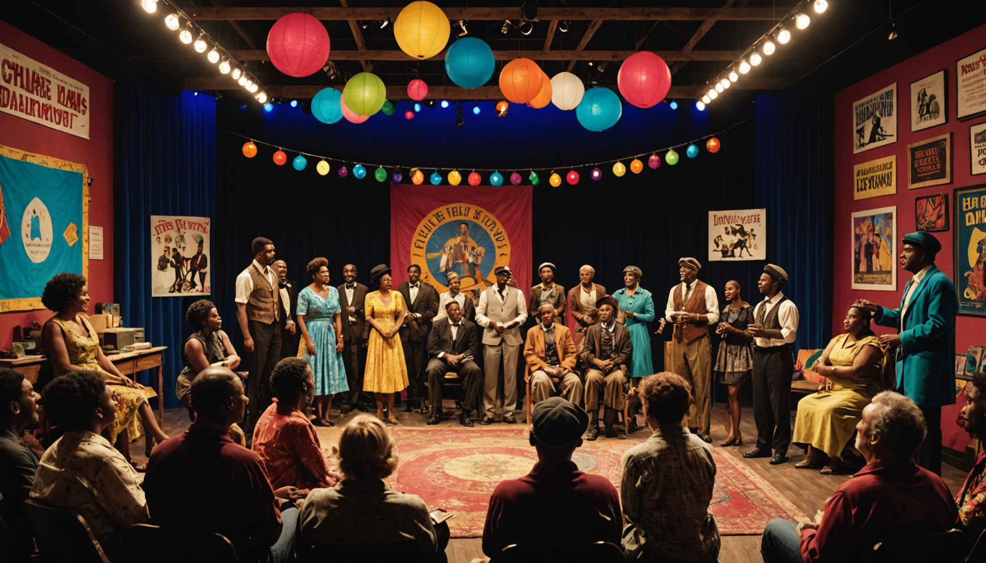 découvrez comment un groupe théâtral de récupération propose un accompagnement créatif en s'inspirant du cinéma pour offrir des performances captivantes et soutenir les personnes en chemin vers la guérison.