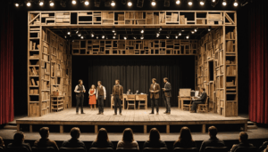 Un groupe théâtral de récupération offre un soutien créatif grâce à des performances inspirées du cinéma