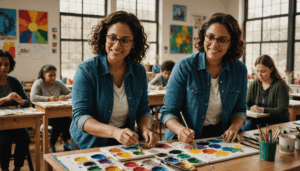 Une enseignante de Whitefield développe son entreprise d’ateliers artistiques