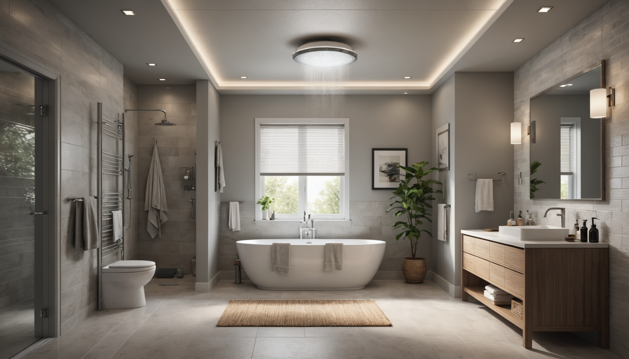 Utiliser les ventilateurs de salle de bain pour réguler l’humidité