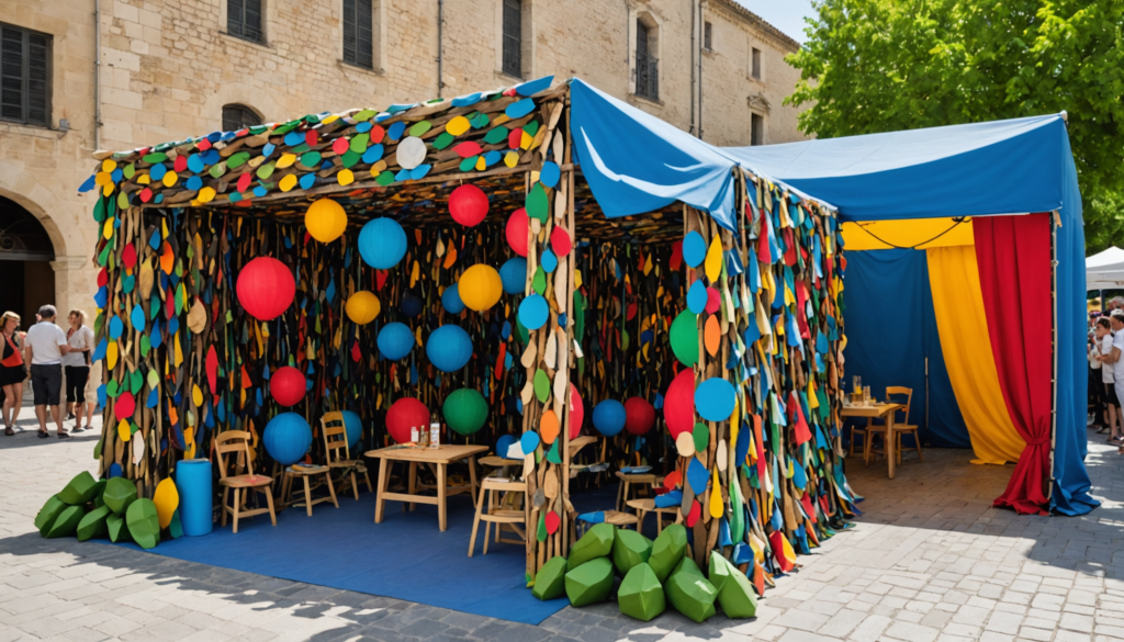 découvrez comment 100 kilos de matériaux recyclés transforment les décors du festival d'avignon, offrant une seconde vie créative à ces éléments et promouvant une approche durable au cœur de la culture vauclusienne.