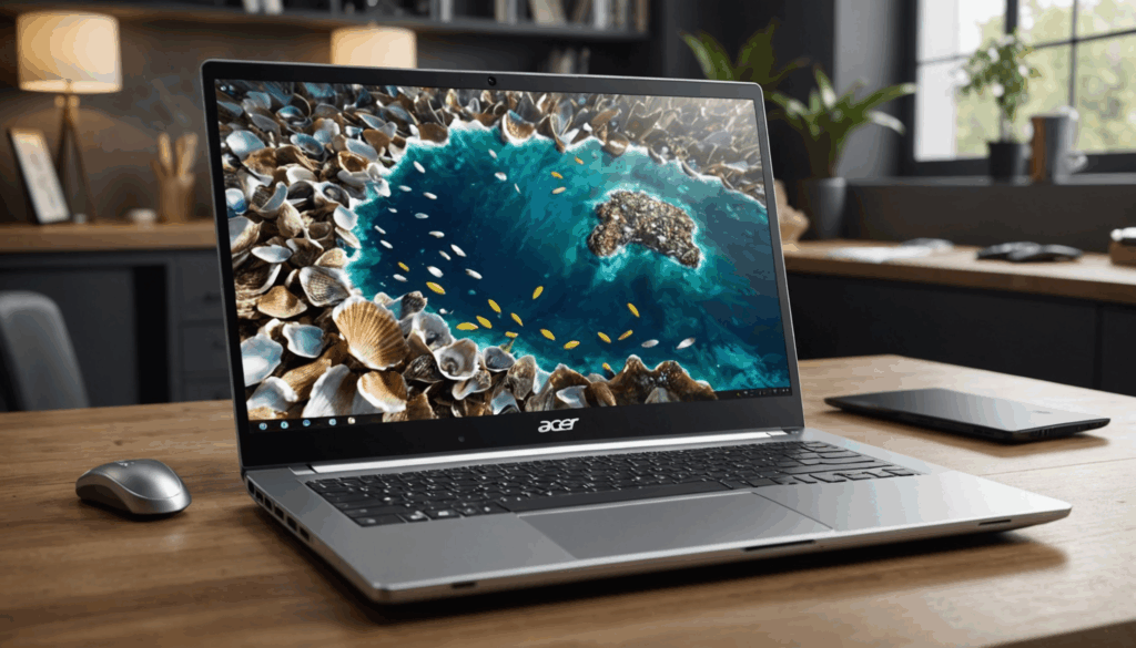 découvrez comment acer innove en intégrant des coquilles d'huîtres et des plastiques recyclés dans la fabrication de ses ordinateurs portables, pour des produits plus écologiques et respectueux de l'environnement.