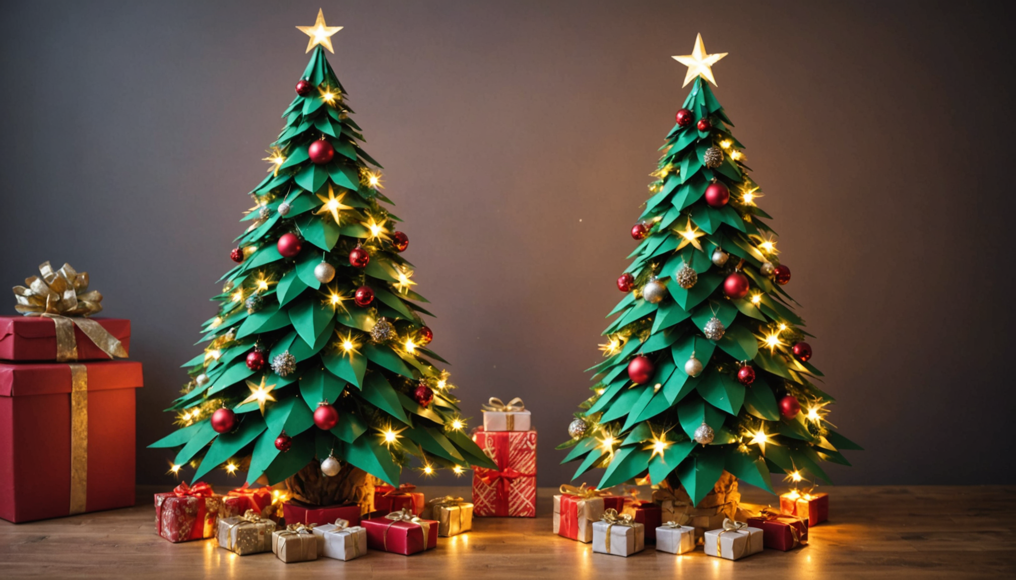 inspirations de sapins de Noël écoresponsables dénichées sur Pinterest