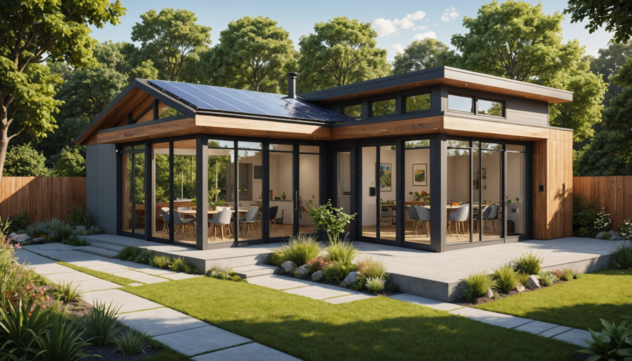 les avantages des maisons préfabriquées à énergie zéro