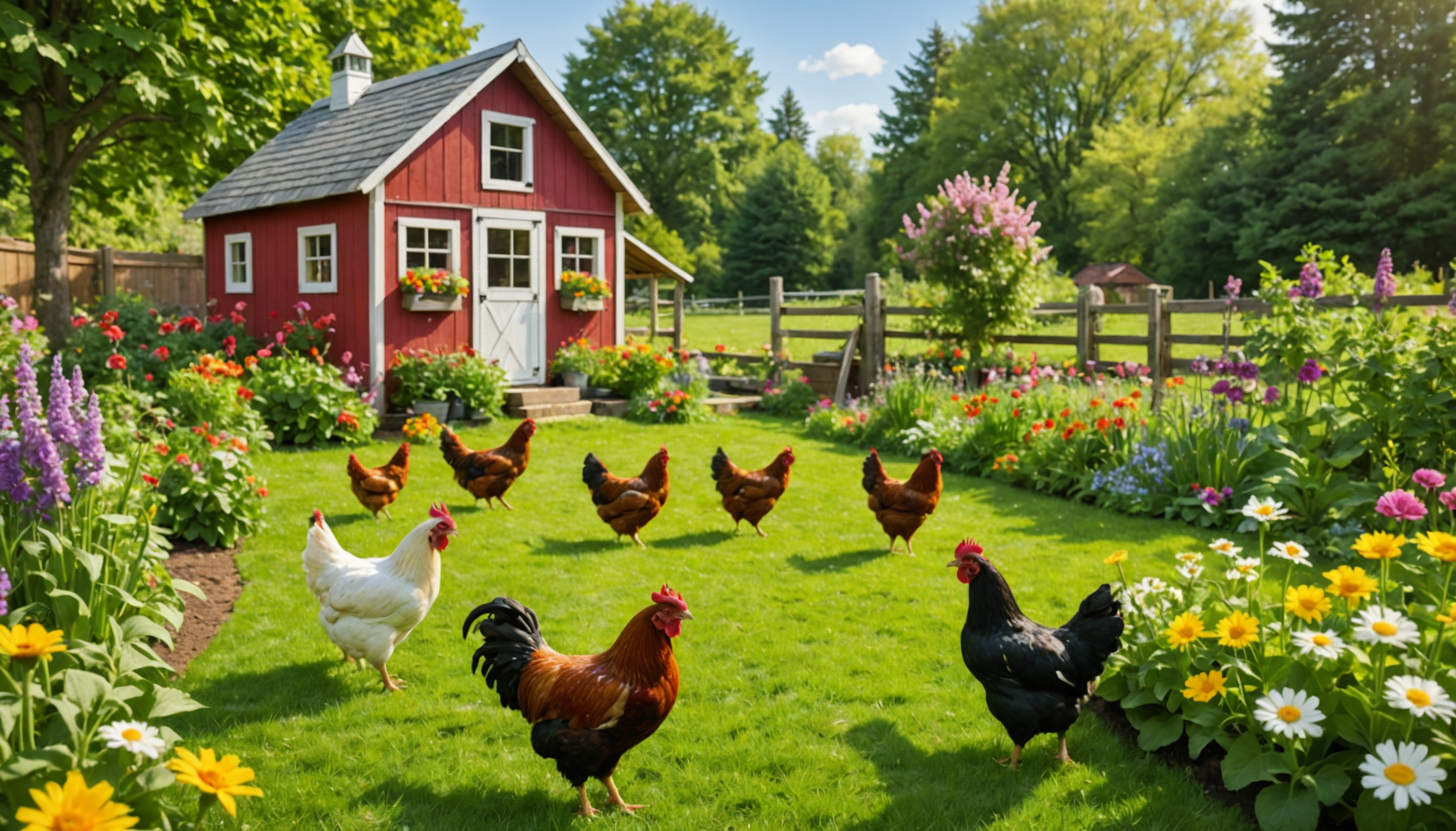 les bienfaits d’élever des poules dans son jardin