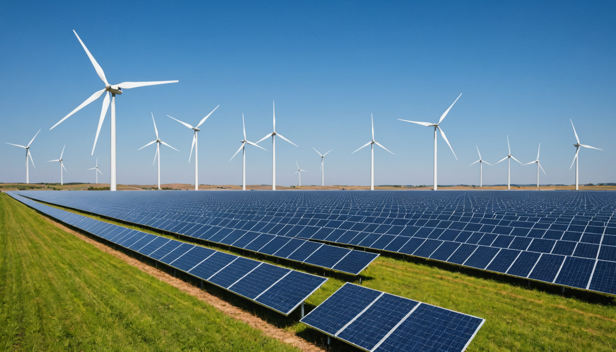 optimiser l’énergie renouvelable : l’alliance de l’éolien et du solaire