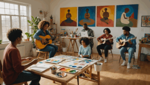 proposition d’étude sur l’art transformateur : aider à la guérison des traumatismes par l’expression créative