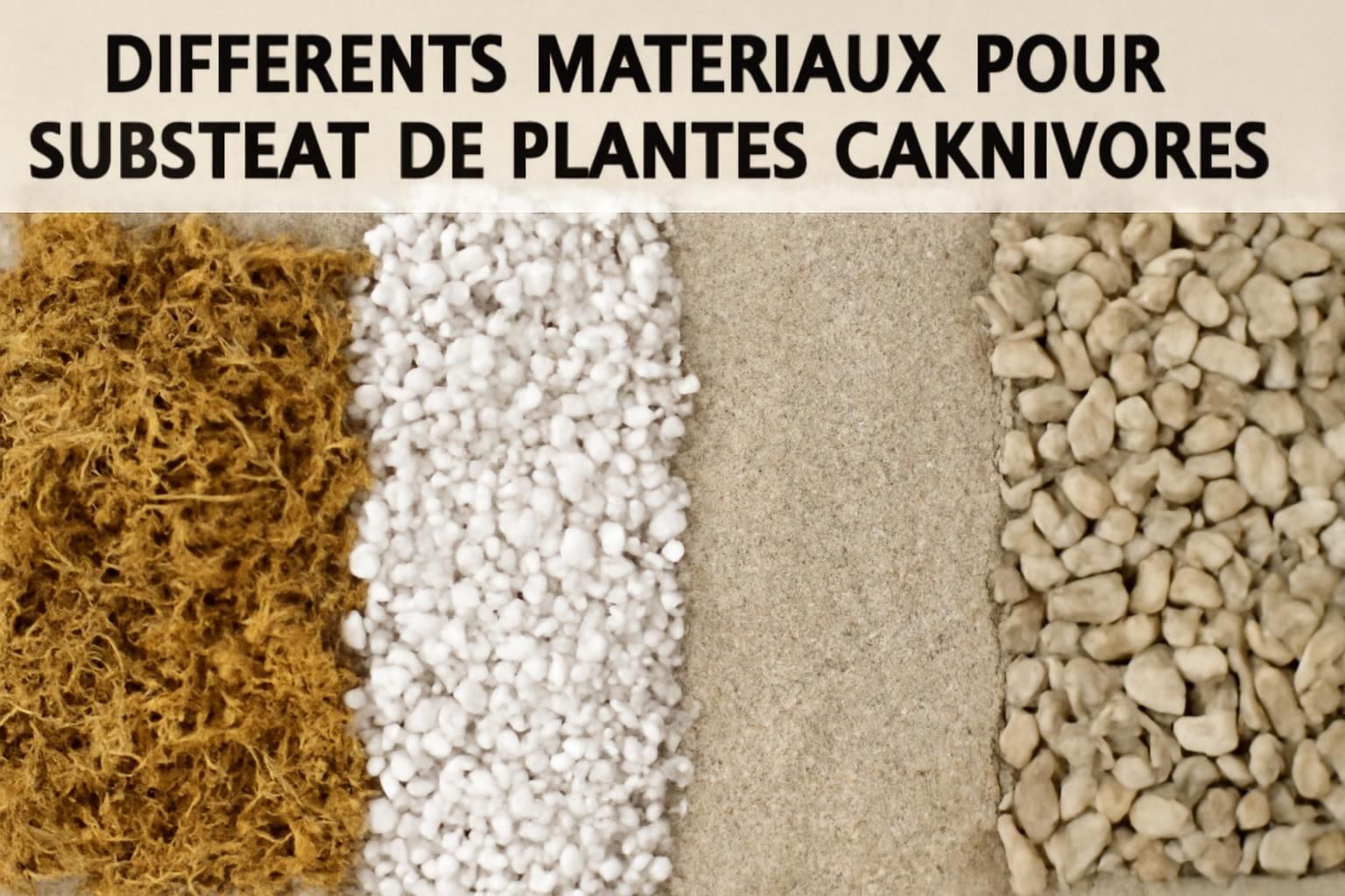 Découvrez comment choisir le meilleur substrat pour vos plantes carnivores. Suivez nos conseils et astuces pour favoriser la croissance et la santé de vos plantes exotiques !