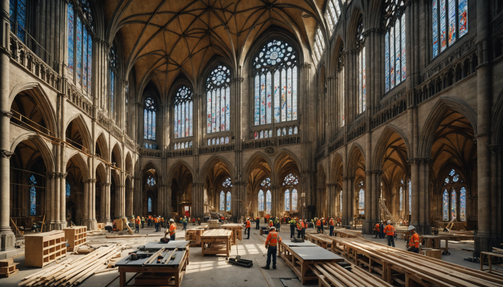 renforcer l'isolation d'un plafond de cathédrale