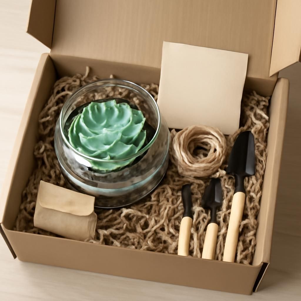 Découvrez notre Terrarium Echeveria, une décoration élégante composée de plantes grasses faciles d’entretien. Parfait pour apporter une touche naturelle et tendance à votre intérieur. Idéal comme cadeau ou pour embellir votre maison !